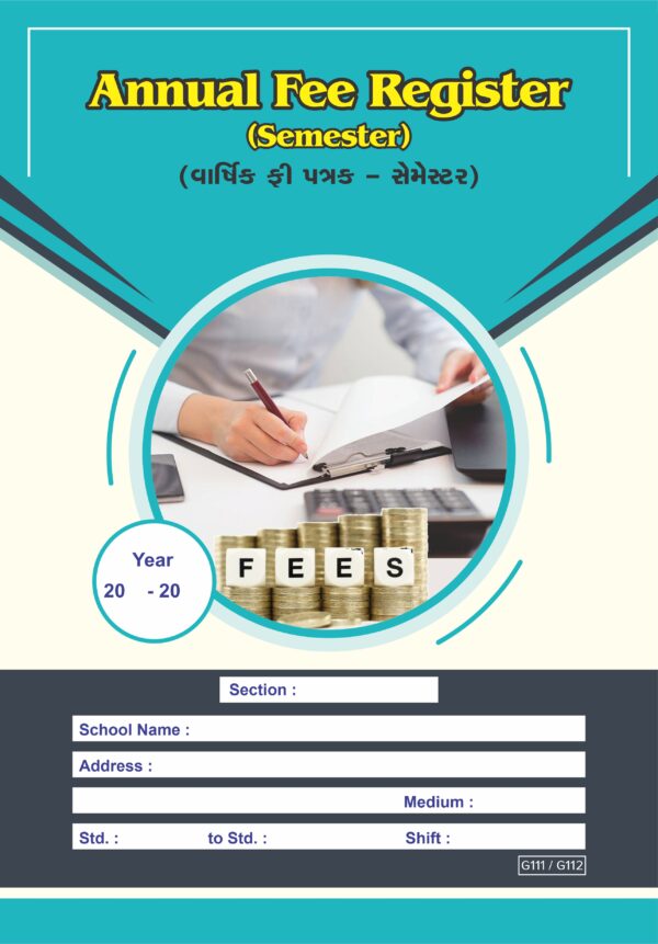 10. Annual Fee Register (Sem-wise) (for 820 student)
