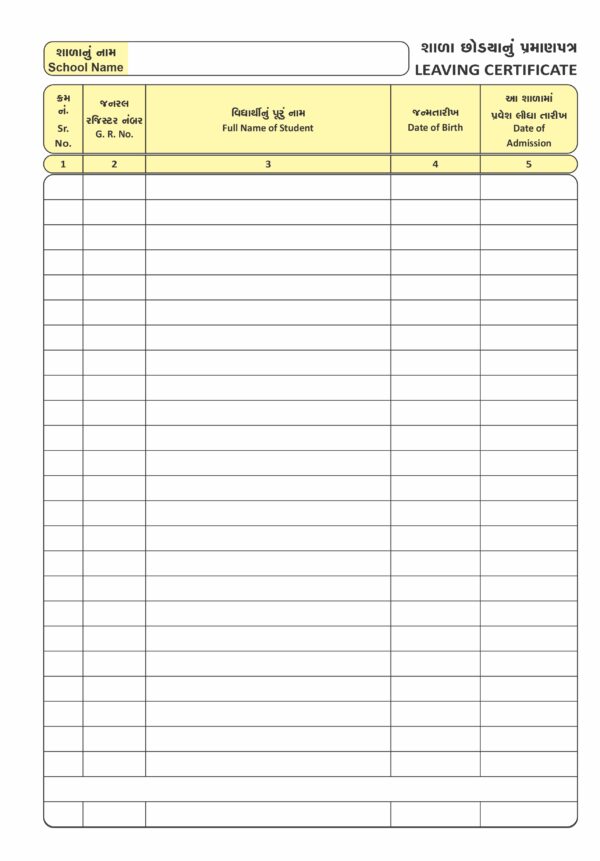 42. L.C. Issue Register